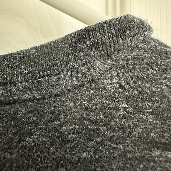 Polo Ralph Lauren Long Sleeve TShirt Charcoal with Burgundy Pony size med - Picture 4 of 5